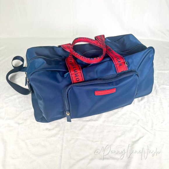 Tommy Hilfiger Other - Tommy Hilfiger Neoprene Gym Weekend Duffel Bag Blue